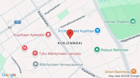 Apartments for rent i Turku - kort over placeringen
