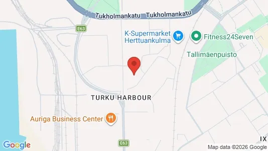 Apartments for rent i Turku - kort over placeringen