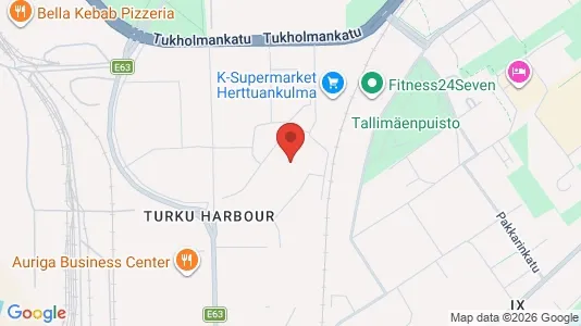 Apartments for rent i Turku - kort over placeringen