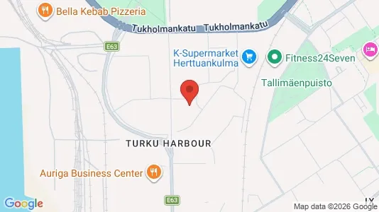 Apartments for rent i Turku - kort over placeringen