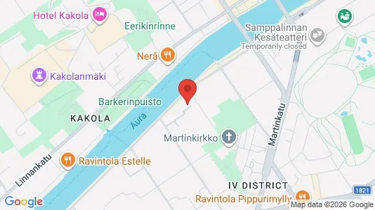 Apartments for rent i Turku - kort over placeringen