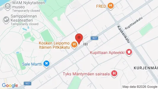 Apartments for rent i Turku - kort over placeringen