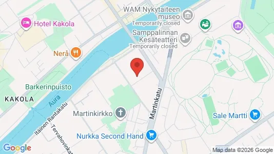 Apartments for rent i Turku - kort over placeringen