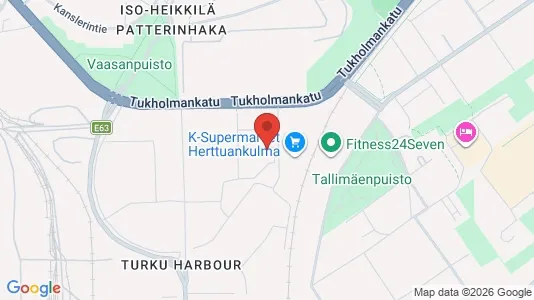 Apartments for rent i Turku - kort over placeringen