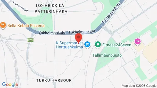 Apartments for rent i Turku - kort over placeringen