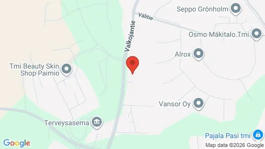 Apartments for rent i Paimio - kort over placeringen
