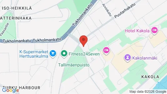 Apartments for rent i Turku - kort over placeringen