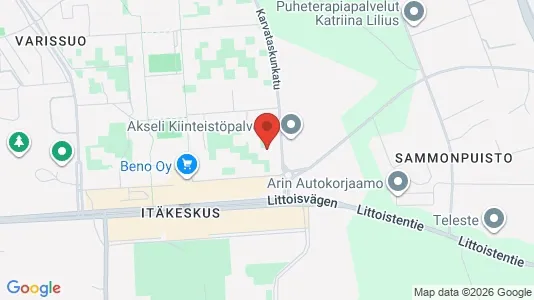 Apartments for rent i Turku - kort over placeringen