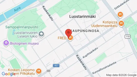 Apartments for rent i Turku - kort over placeringen