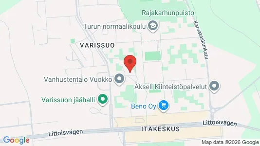 Apartments for rent i Turku - kort over placeringen