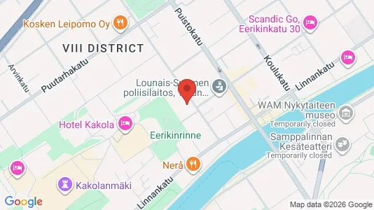 Apartments for rent i Turku - kort over placeringen