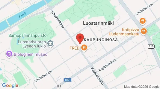 Apartments for rent i Turku - kort over placeringen