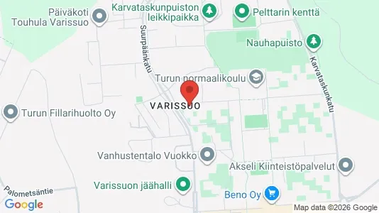 Apartments for rent i Turku - kort over placeringen