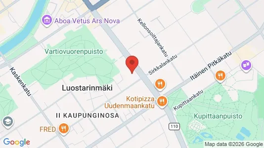 Apartments for rent i Turku - kort over placeringen