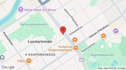 Apartments for rent i Turku - kort over placeringen