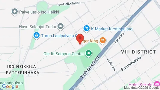Apartments for rent i Turku - kort over placeringen