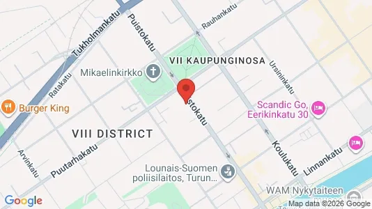 Apartments for rent i Turku - kort over placeringen