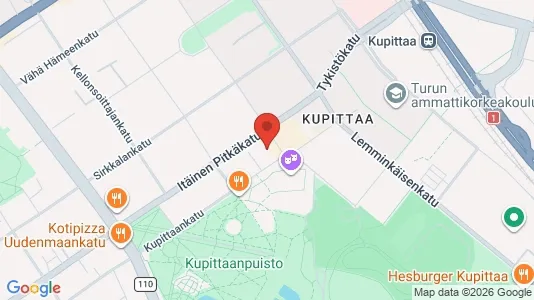 Apartments for rent i Turku - kort over placeringen