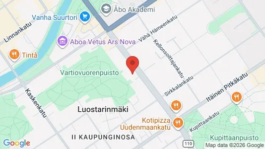 Apartments for rent i Turku - kort over placeringen