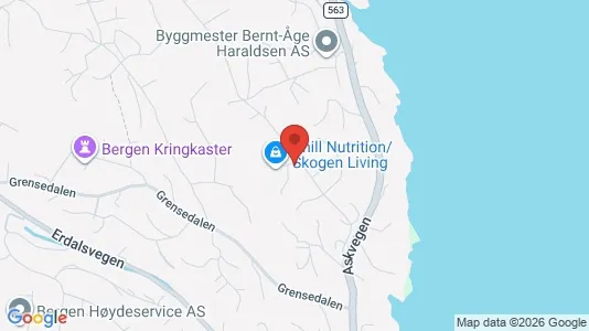 Apartments for rent i Askøy - kort over placeringen