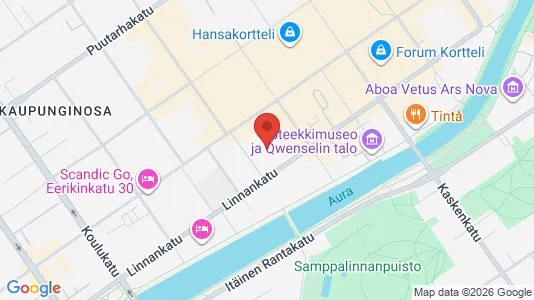 Apartments for rent i Turku - kort over placeringen