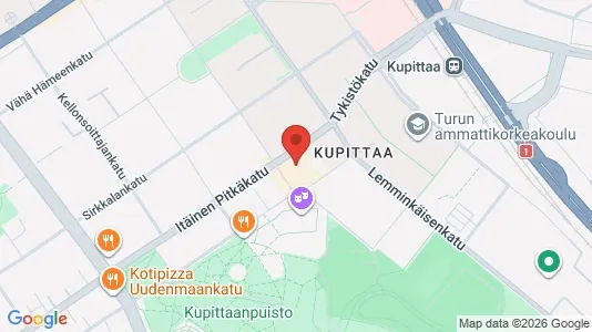 Apartments for rent i Turku - kort over placeringen