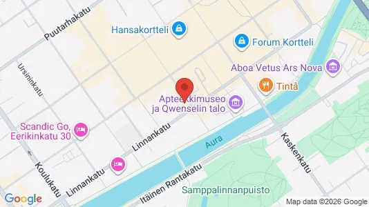 Apartments for rent i Turku - kort over placeringen