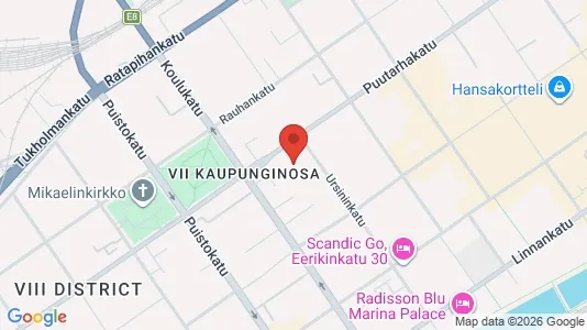 Apartments for rent i Turku - kort over placeringen