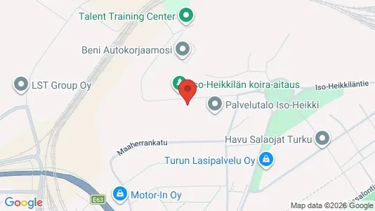 Apartments for rent i Turku - kort over placeringen