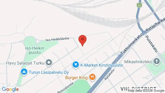 Apartments for rent i Turku - kort over placeringen