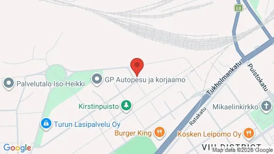 Apartments for rent i Turku - kort over placeringen