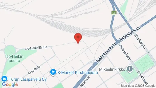 Apartments for rent i Turku - kort over placeringen