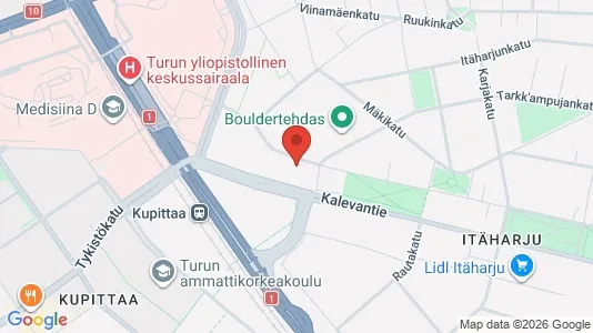 Apartments for rent i Turku - kort over placeringen