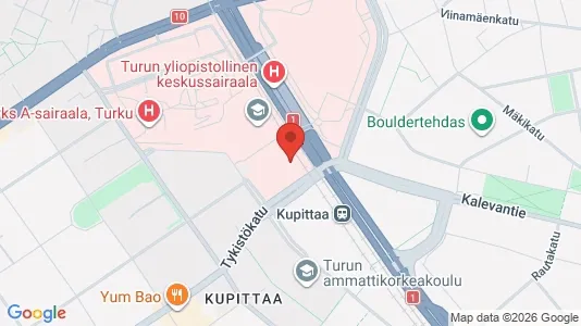 Apartments for rent i Turku - kort over placeringen