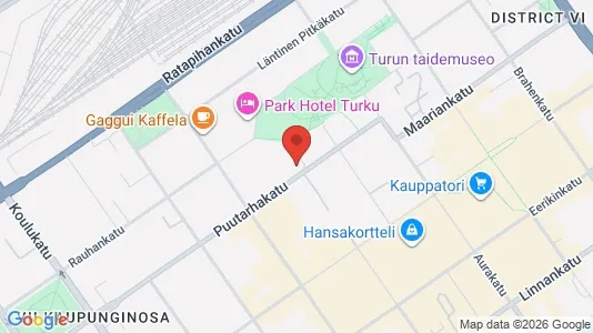 Apartments for rent i Turku - kort over placeringen