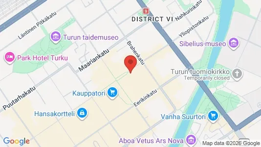 Apartments for rent i Turku - kort over placeringen
