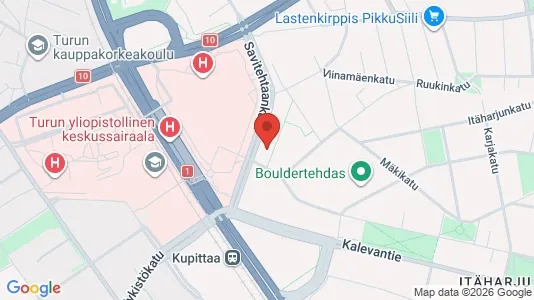 Apartments for rent i Turku - kort over placeringen