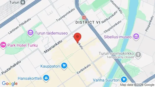 Apartments for rent i Turku - kort over placeringen