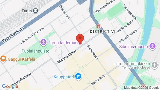 Apartments for rent i Turku - kort over placeringen