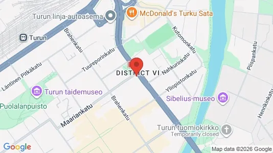 Apartments for rent i Turku - kort over placeringen