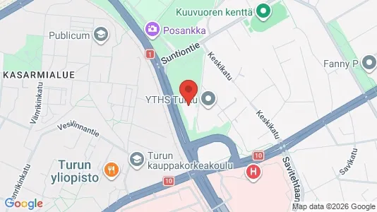 Apartments for rent i Turku - kort over placeringen