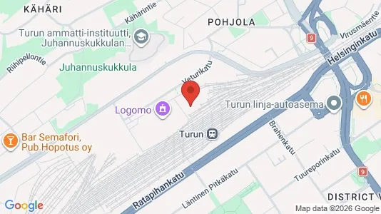 Apartments for rent i Turku - kort over placeringen