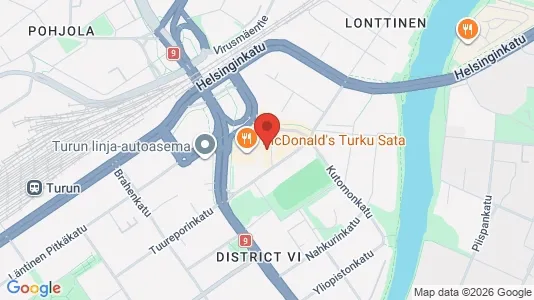Apartments for rent i Turku - kort over placeringen