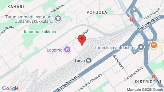 Apartments for rent i Turku - kort over placeringen