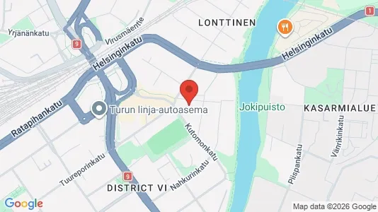 Apartments for rent i Turku - kort over placeringen