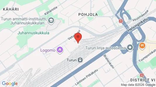 Apartments for rent i Turku - kort over placeringen
