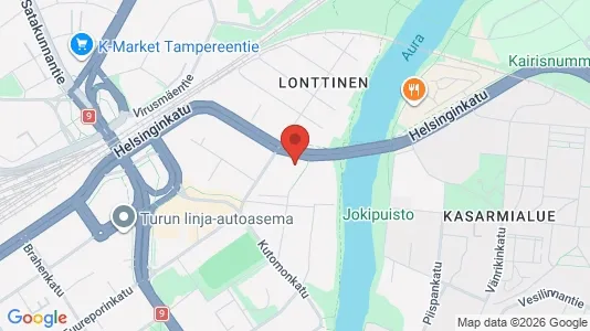 Apartments for rent i Turku - kort over placeringen