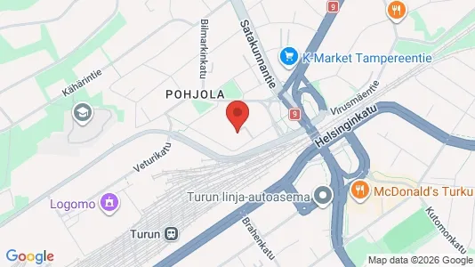Apartments for rent i Turku - kort over placeringen