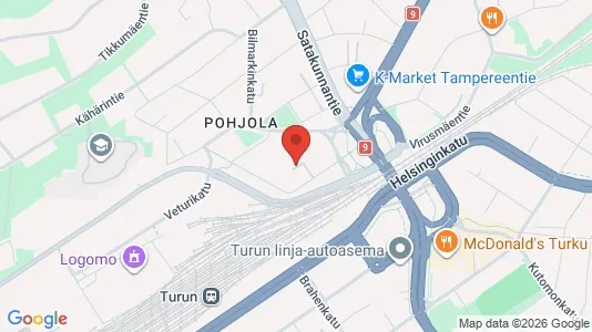 Apartments for rent i Turku - kort over placeringen