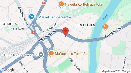 Apartments for rent i Turku - kort over placeringen